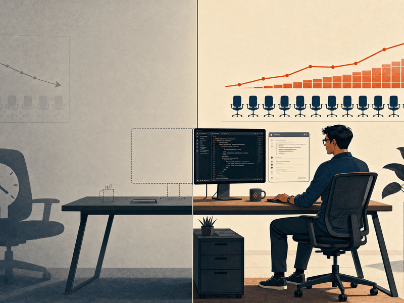 Hero image for "Why the AI Layoff Narrative Got the Incentives Backward"