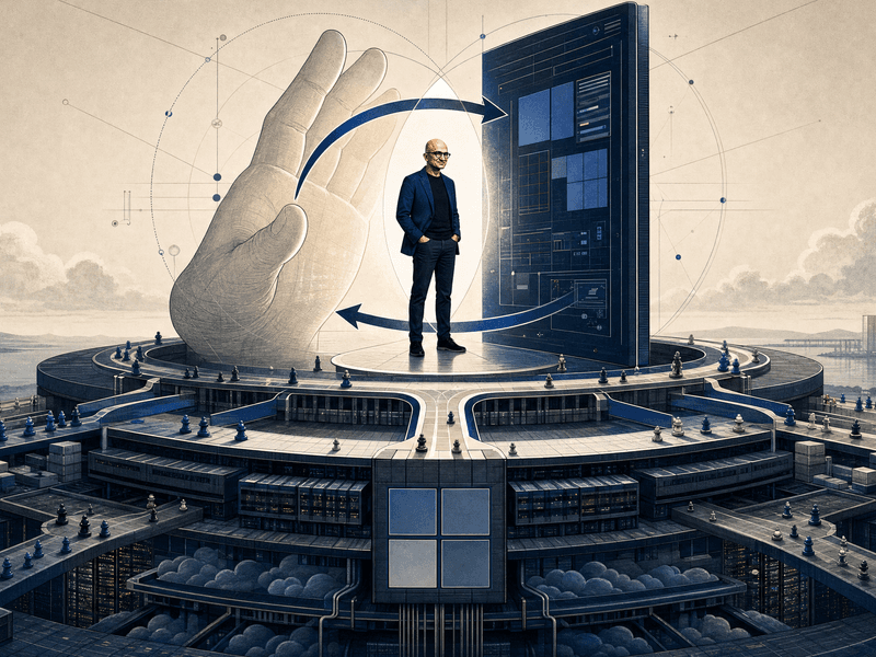 Hero image for "Nadella's 'Loopcraft' Is a Platform Land Grab Dressed as Philosophy"