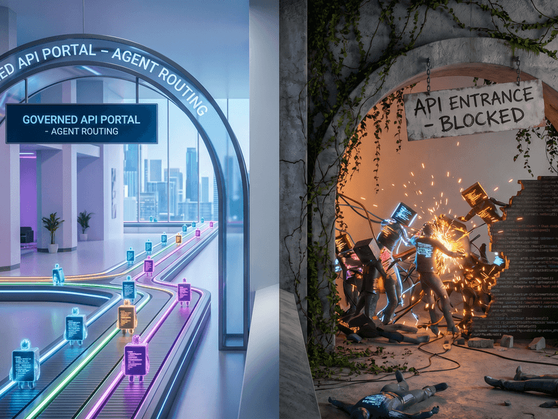 Hero image for "The API Portal Divide: Why Governance Separates Winners from Losers in the Agentic Era"
